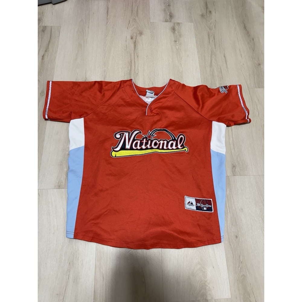 2009 National League All Star Jersey Chase Utley #26 Men's Large Embroidered